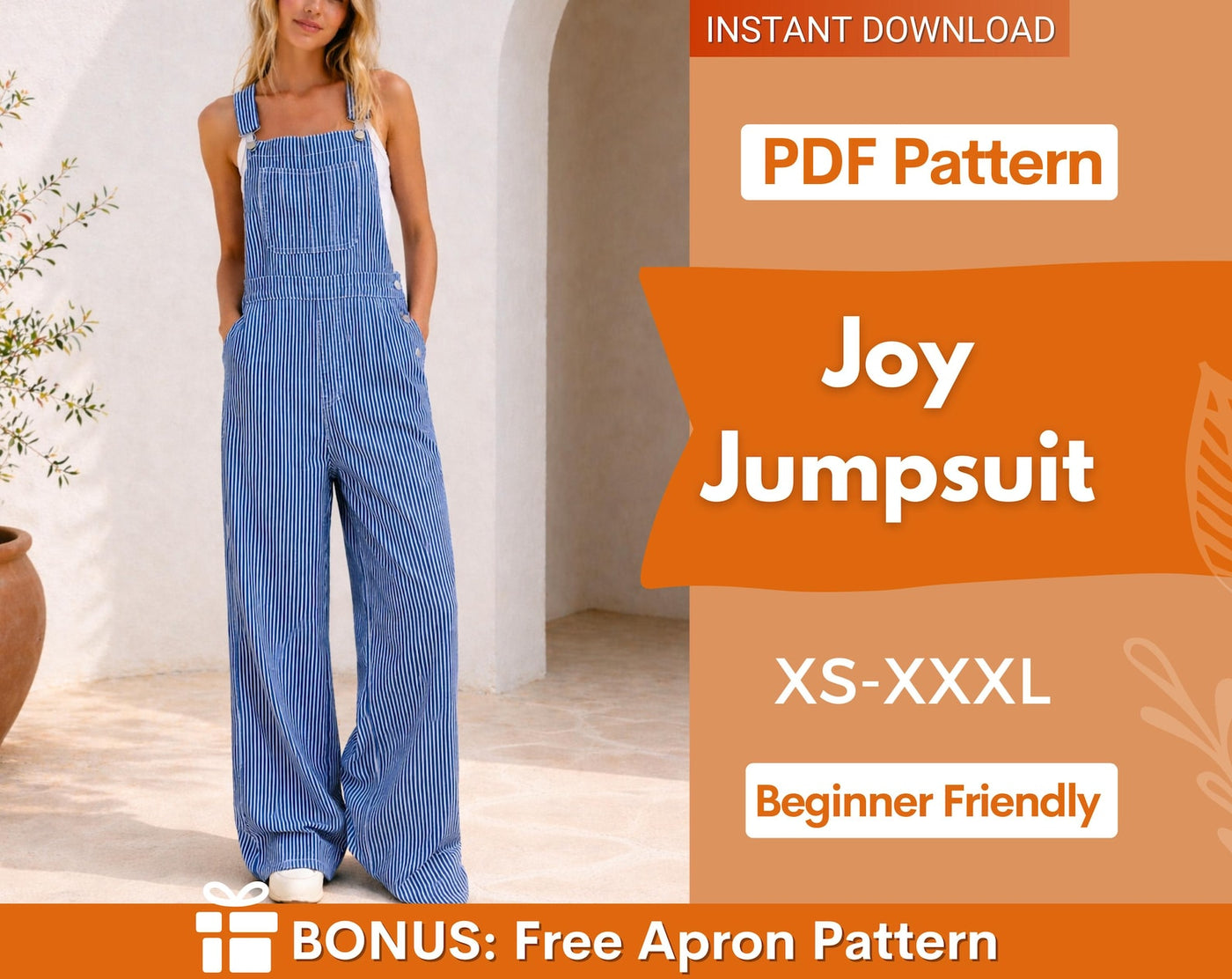 Jumpsuit Sewing Pattern | Overalls Sewing Patterns | Women Pattern| Jumpsuit Pattern | Romper Pattern