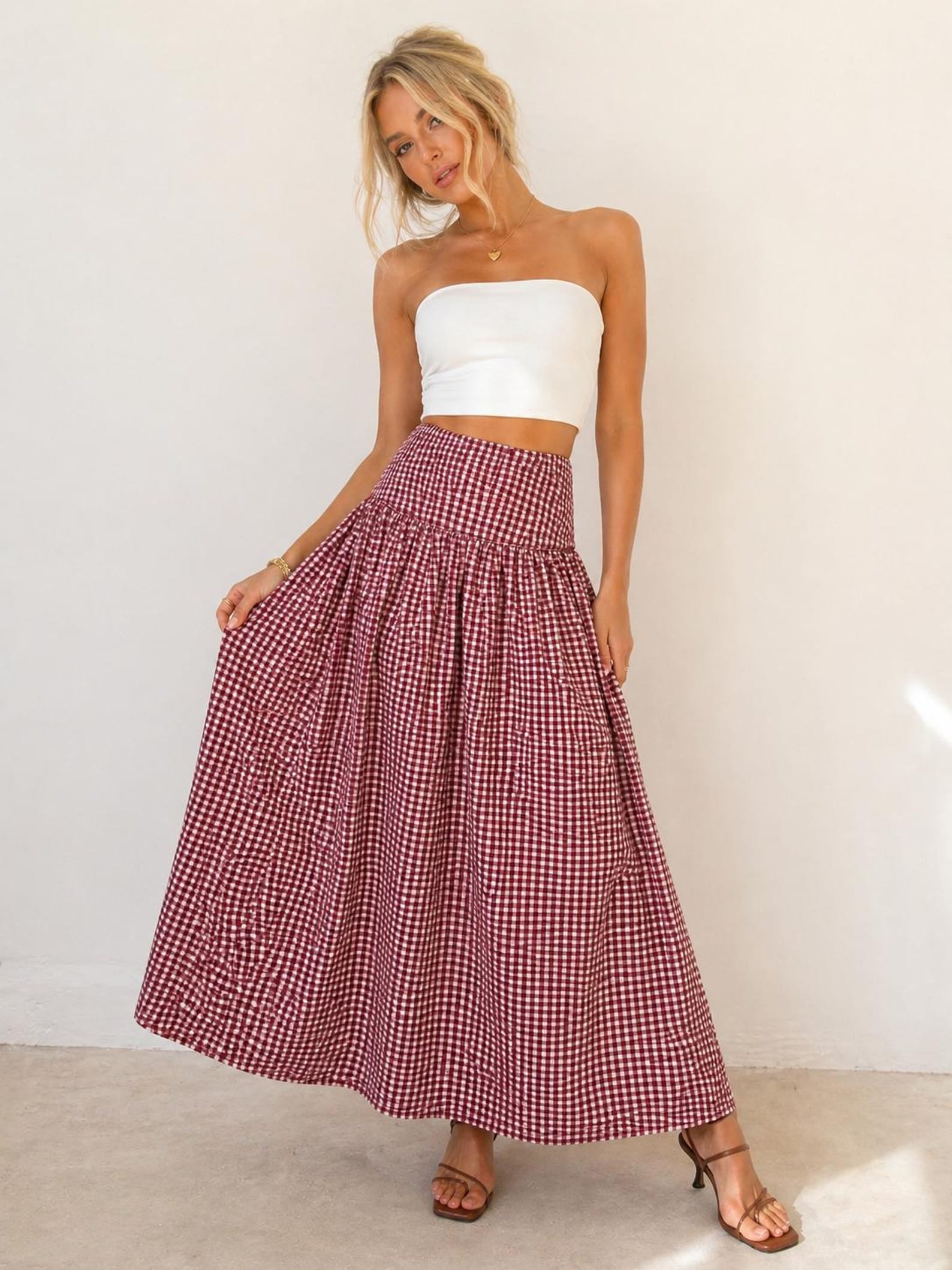 Jenna Skirt Sewing Pattern | Maxi Skirt Pattern | High Waist Skirt Pattern | Sewing Patterns, Women Sewing Pattern, Skirt