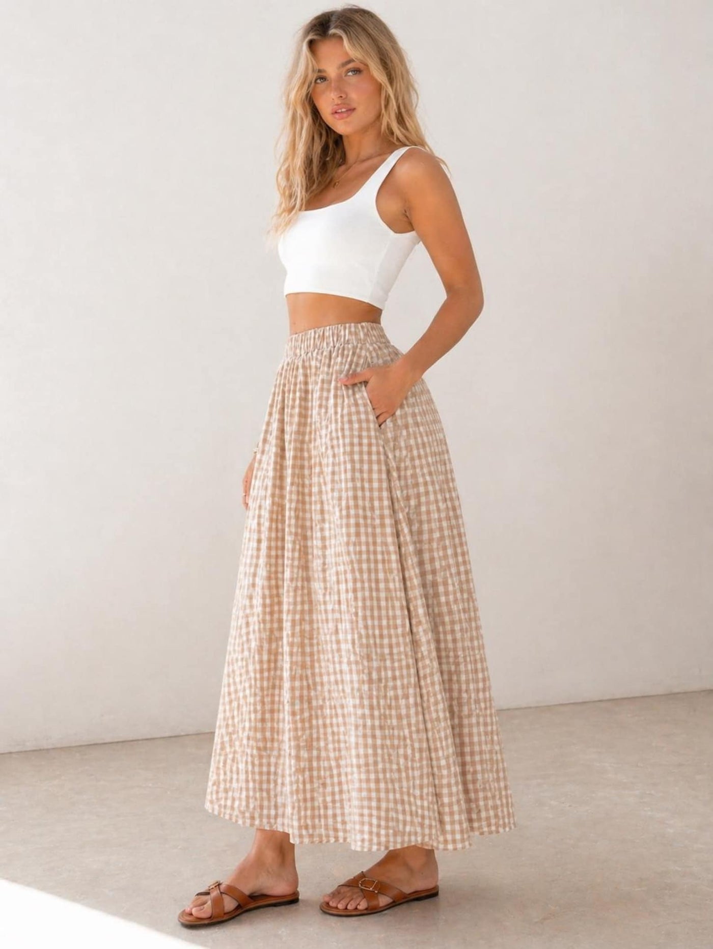 Easy Skirt with Pockets Sewing Pattern | Maxi Skirt Pattern | Women Skirt Pattern | Sewing Patterns | Women Sewing Pattern