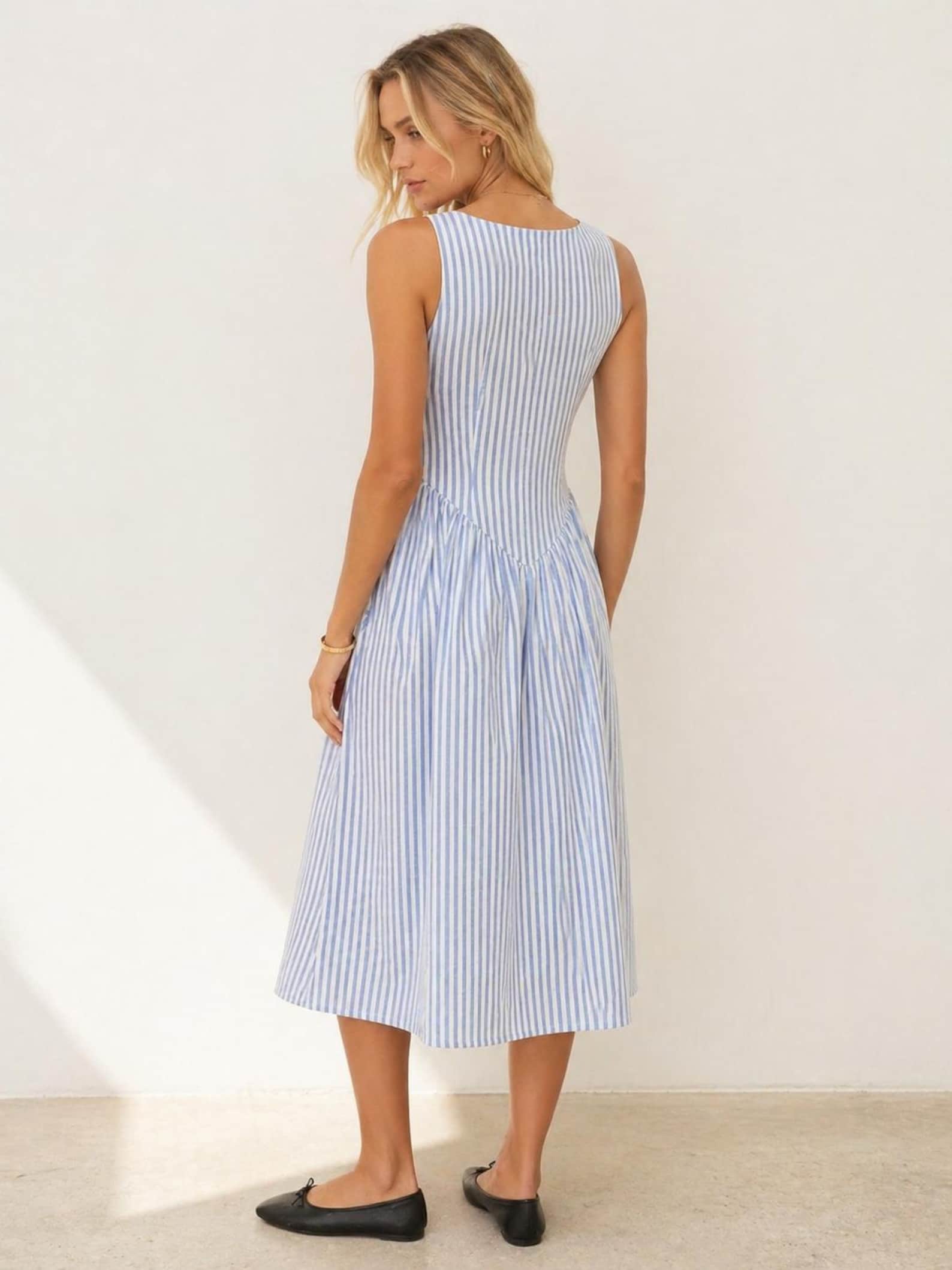 Mia Dress Sewing Pattern | Boat Neck Dress Pattern | Fitted Dress Pattern | Sewing Patterns | Women Patterns | Summer Dress