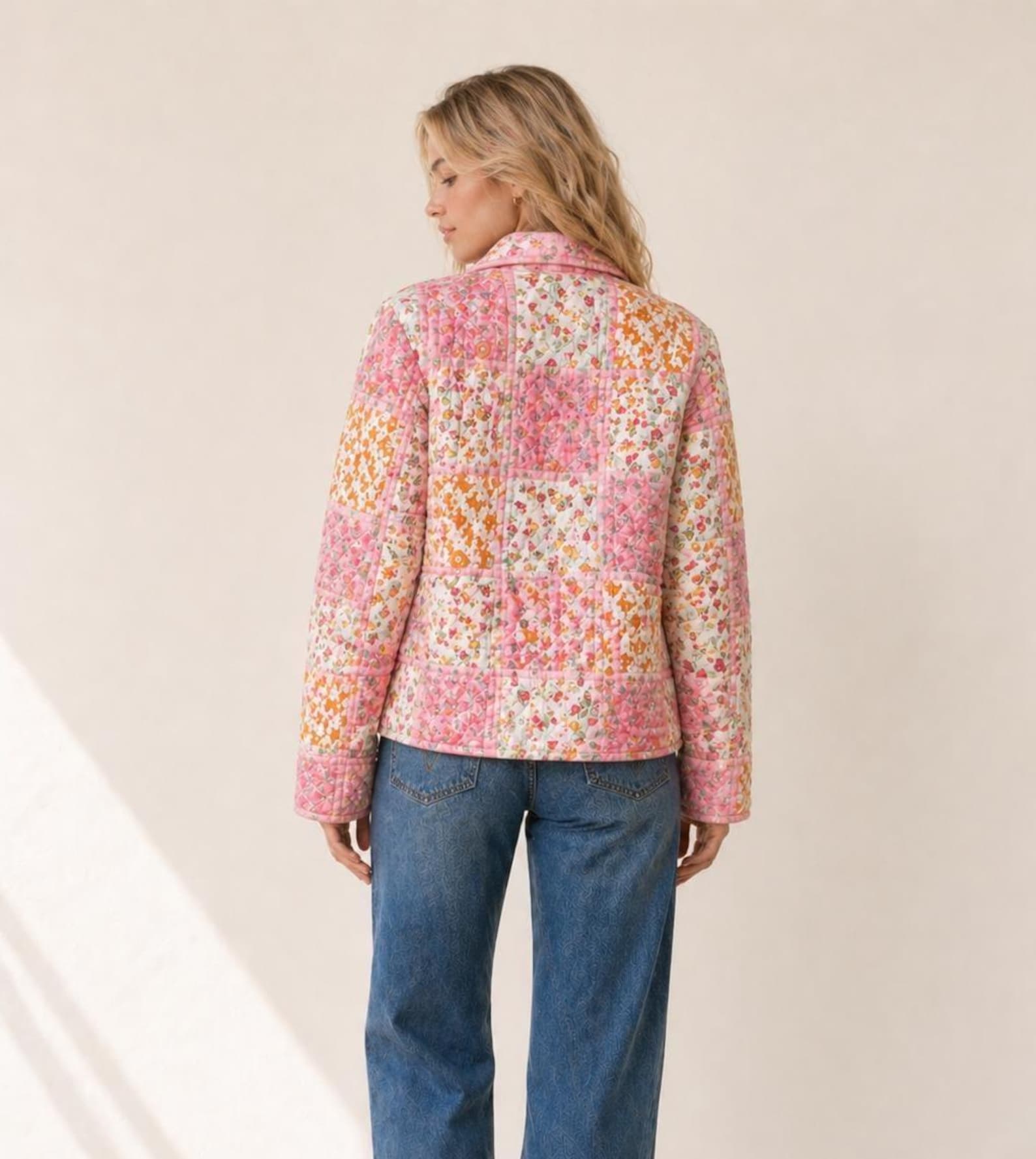 Women Jacket Sewing Pattern | Quilted Jacket Pattern | Sewing Patterns | Women Sewing Pattern Patchwork Jacket | Beginner