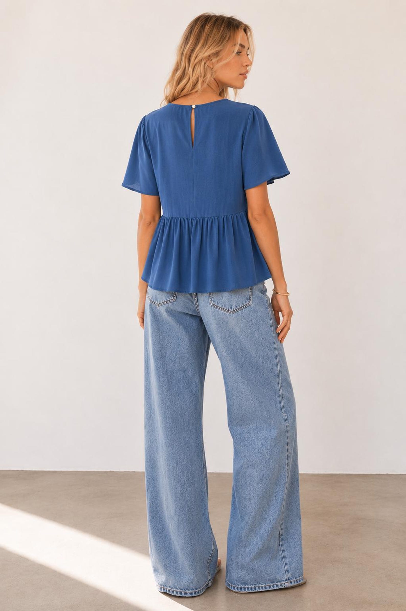 Ruby Blouse Sewing Pattern | Top Pattern | Women Sewing Pattern | Easy Blouse Pattern | Beginner Sewing Pattern | Peplum