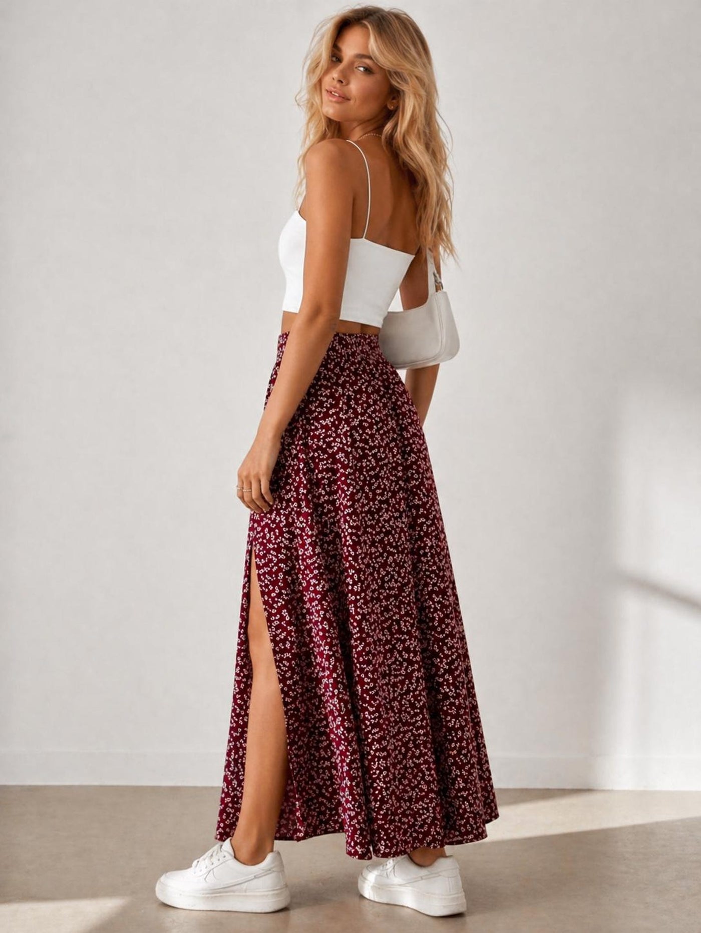 Maxi Skirt Sewing Pattern | XS-XXXL | Sewing Patterns Skirt | Maxi Slit Skirt Pattern PDF | Women Sewing Pattern, Skirt