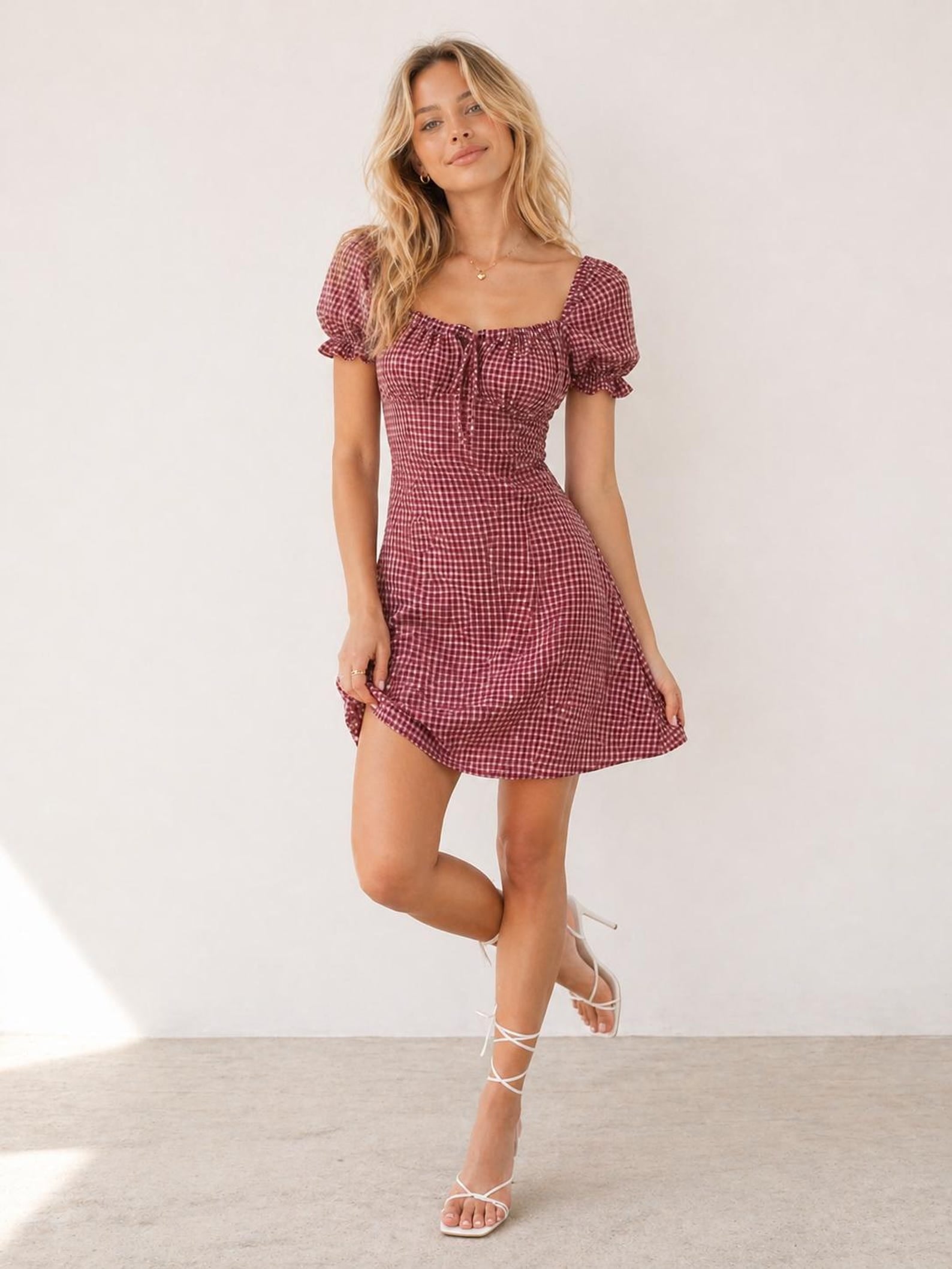 Sweetheart Dress Pattern | Women Dress Pattern | Summer Dress Pattern | Women Sewing Pattern | Puff Sleeved Dress | Sewing