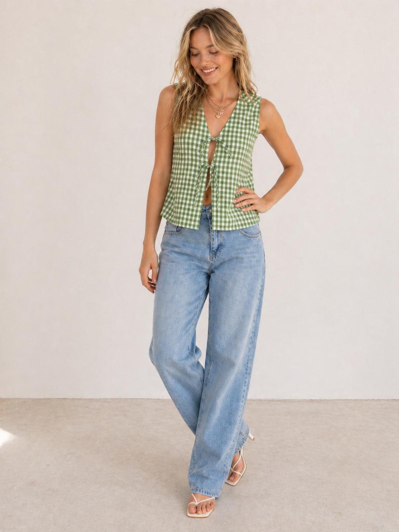 Allegra Top Sewing Pattern | Women Sewing Pattern | Blouse Pattern | Front Tie Top Pattern | Beginner Sewing Pattern | Vest