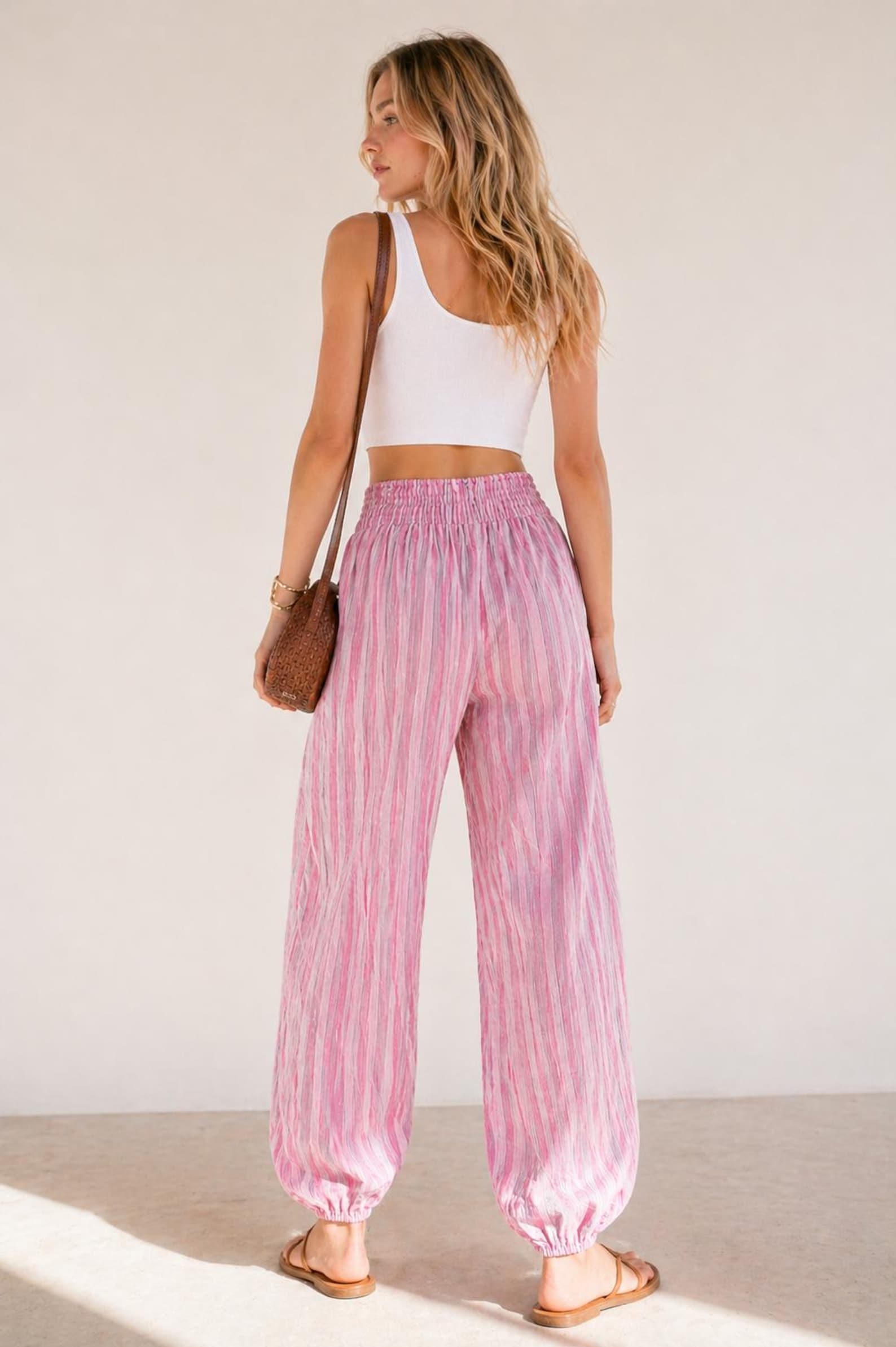 Nina Pants Sewing Pattern | XS-XXXL | Harem Pants | Comfy Pants Pattern | Balloon Pants | Beginner Sewing Pattern | High