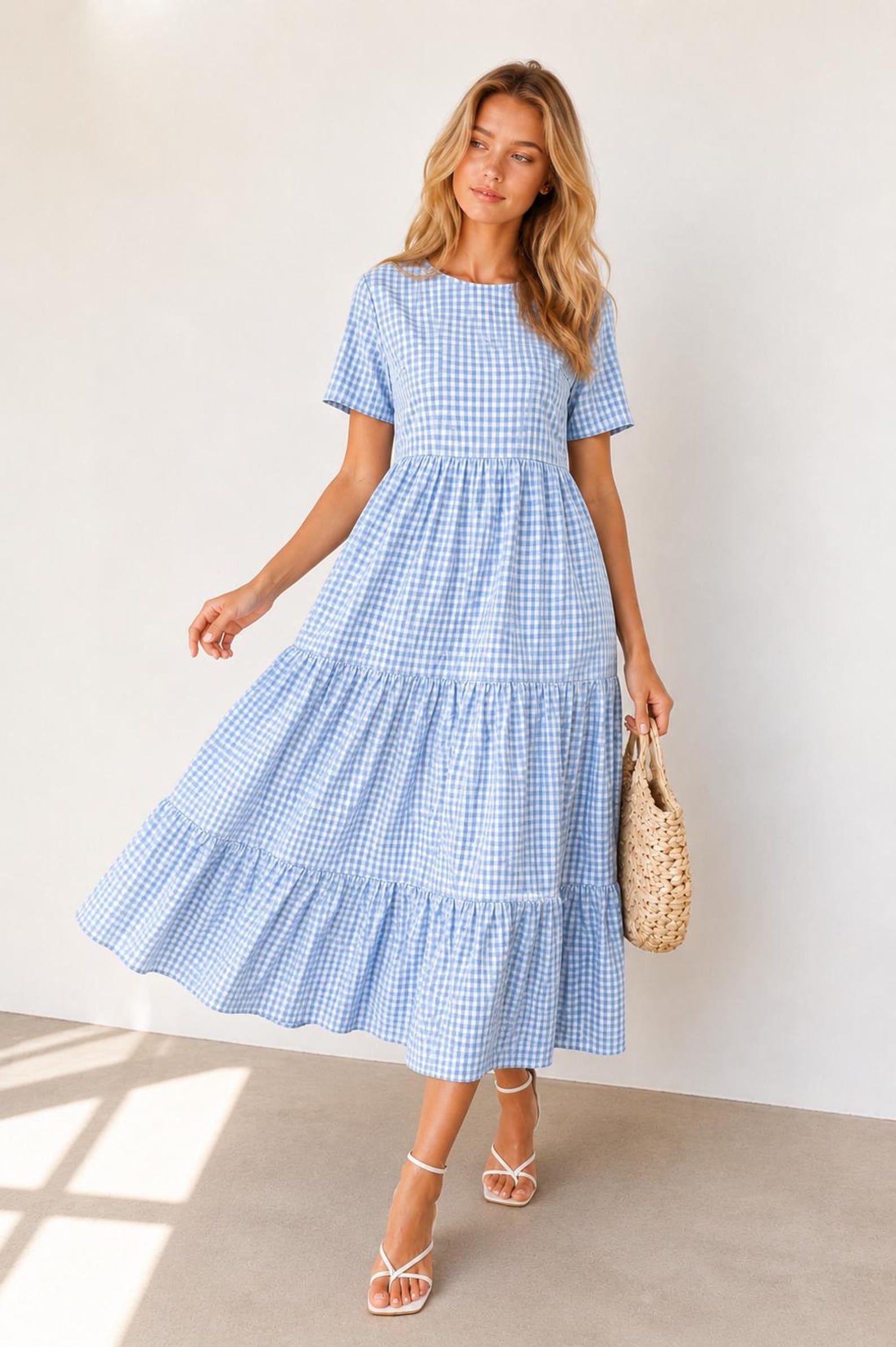 Maxi Dress Sewing Pattern | Dress Pattern | Sewing Patterns | Women Patterns | Summer Dress | Tiered Dress | Dress with