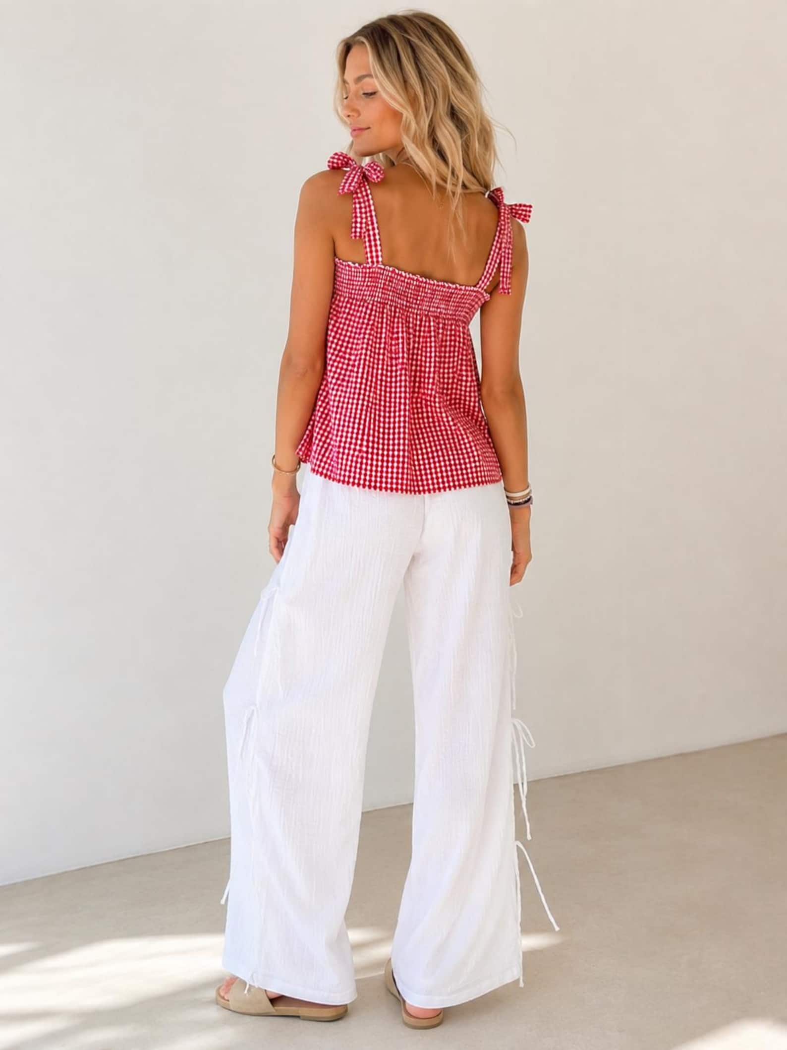 Rosalie Top Sewing Pattern, Women Sewing Pattern, Summer Top Pattern, Shoulder Tie Top Pattern, Blouse Pattern Women, Shirred