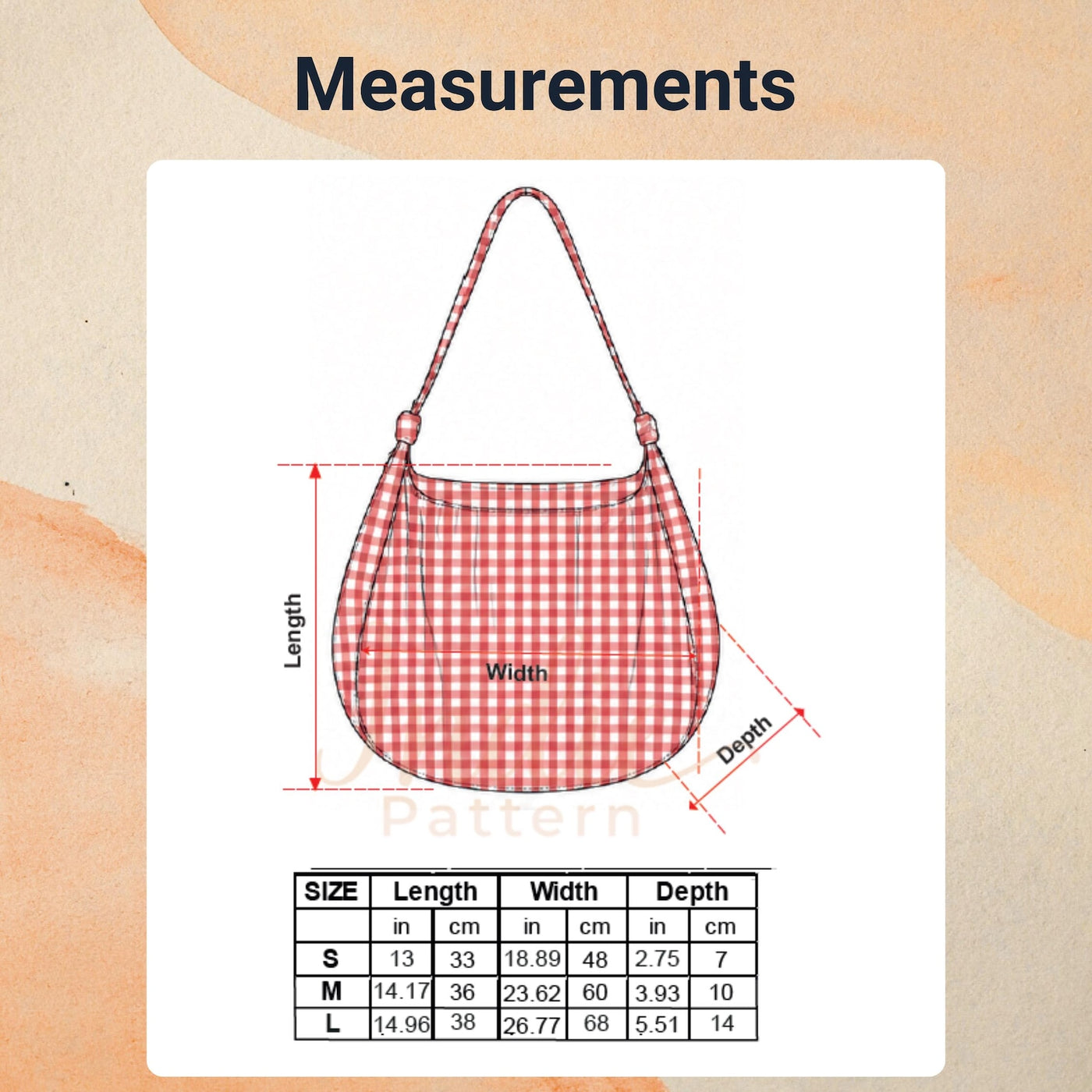 Luna Bag Pattern | Shoulder Bag Pattern | Crescent Bag Sewing Pattern | Boho Bag | Women Bag Pattern | Beginner Bag Pattern |