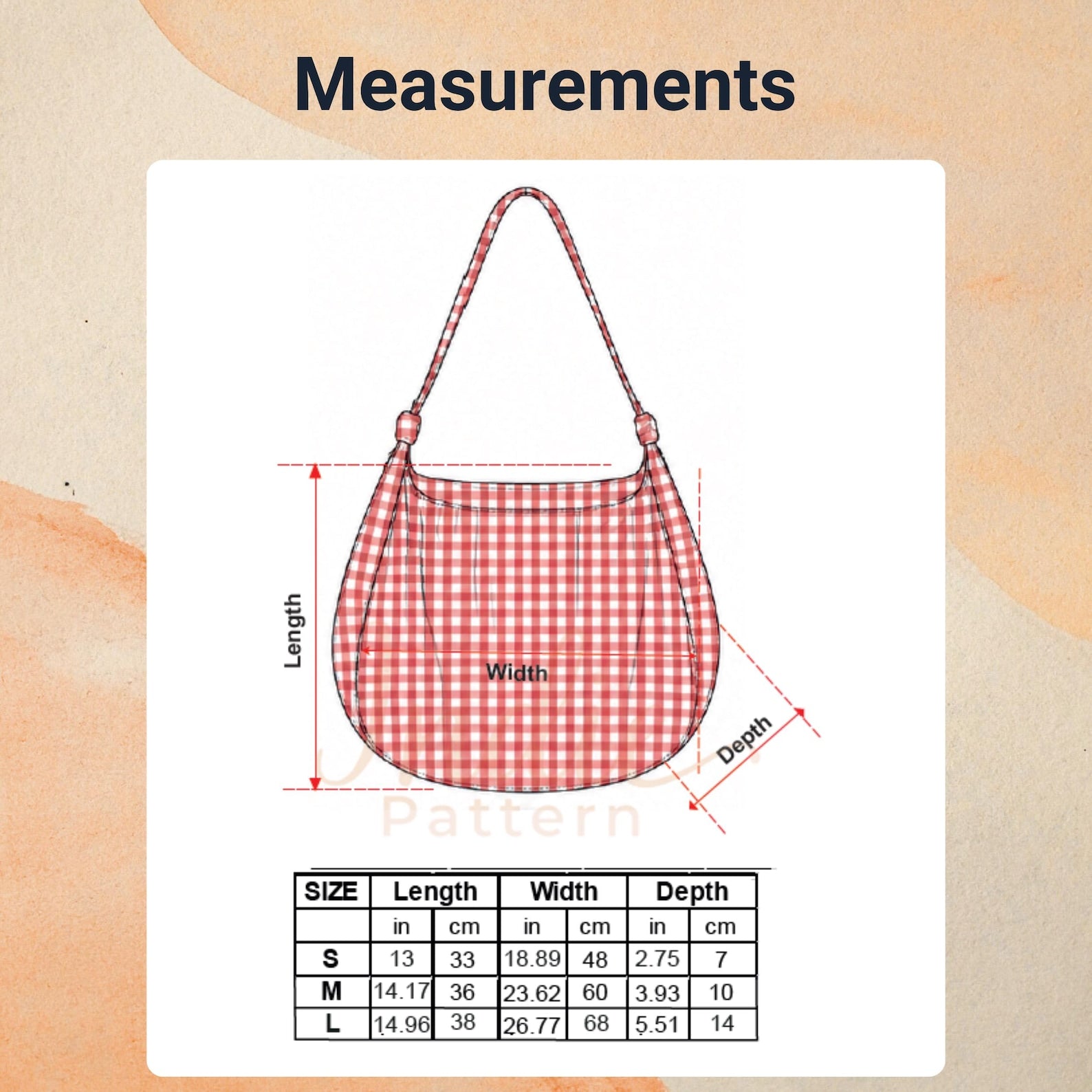 Luna Bag Pattern | Shoulder Bag Pattern | Crescent Bag Sewing Pattern | Boho Bag | Women Bag Pattern | Beginner Bag Pattern |
