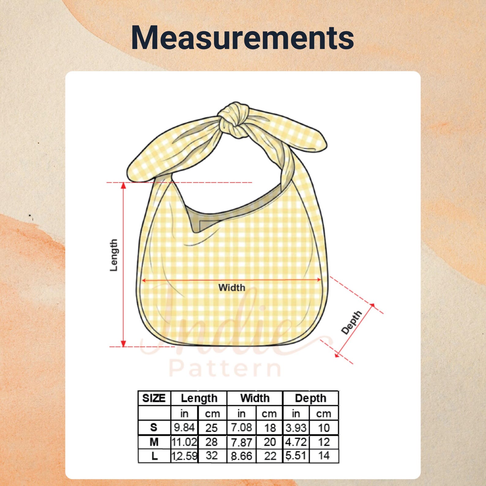 Vichy Bag Sewing Pattern | Shoulder Bag Pattern | Crossbody Bag Sewing Pattern | Shoulder Bag | Women Bag Pattern | Beginner