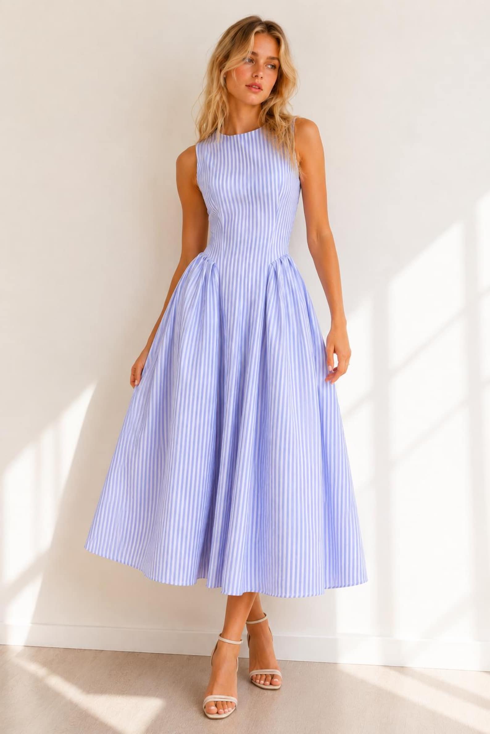 Ophelia Dress Sewing Pattern | Boat Neck Dress Pattern | Fitted Dress Pattern | Sewing Patterns | Women Patterns | Summer