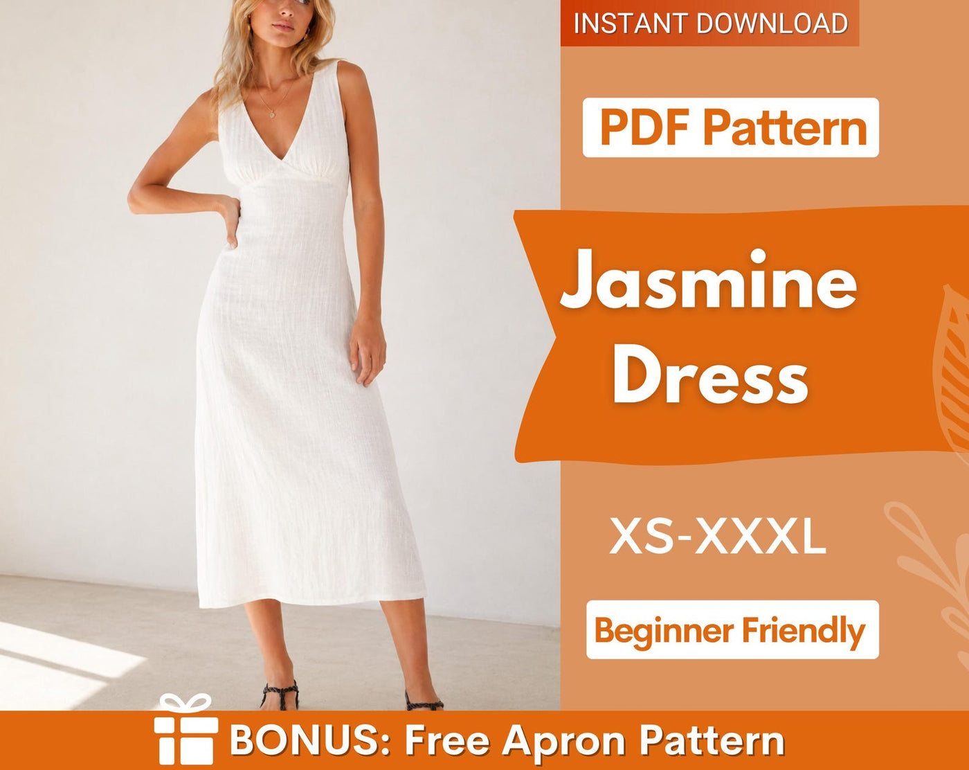 Jasmine Dress Sewing Pattern