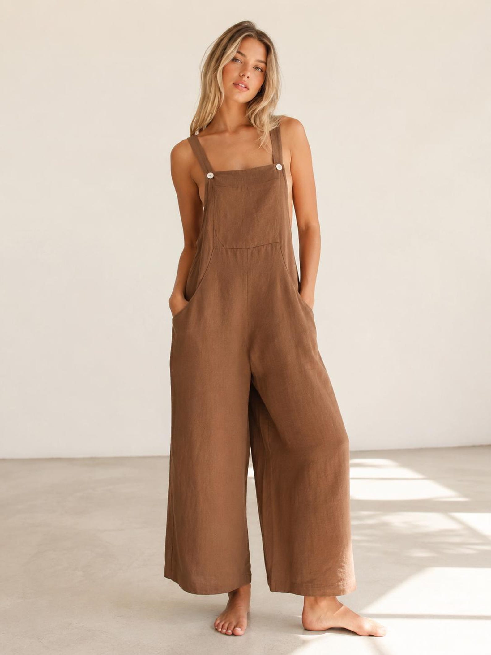Jumpsuit Sewing Pattern | Overalls Pattern | Sewing Patterns Women | Romper Pattern Women | Dungaree Pant Loose Trouser |