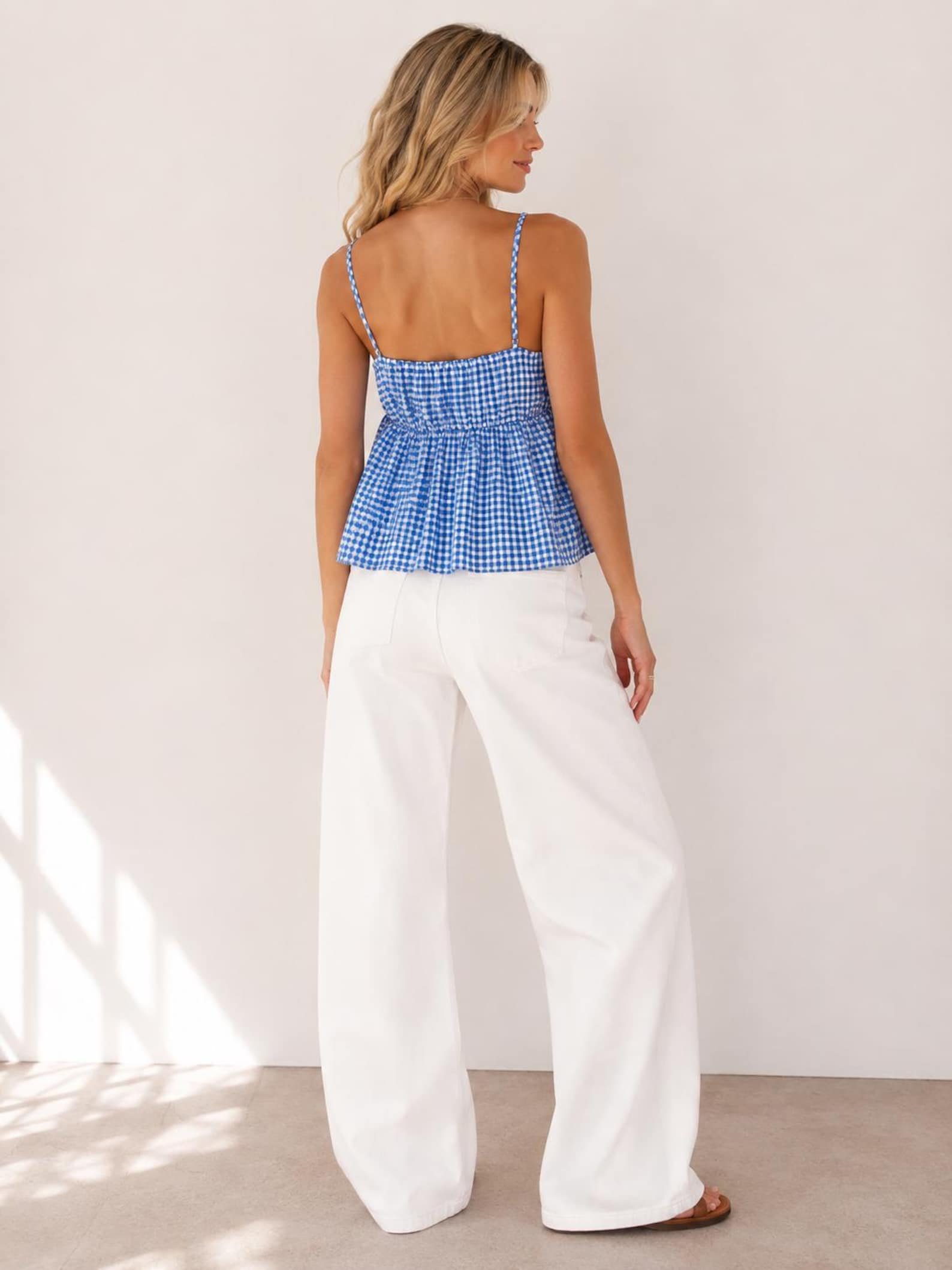 Kylie Peplum Top Sewing Pattern, Women Sewing Pattern, Summer Top Pattern, Sewing Patterns for Women, Strappy Top, Blouse