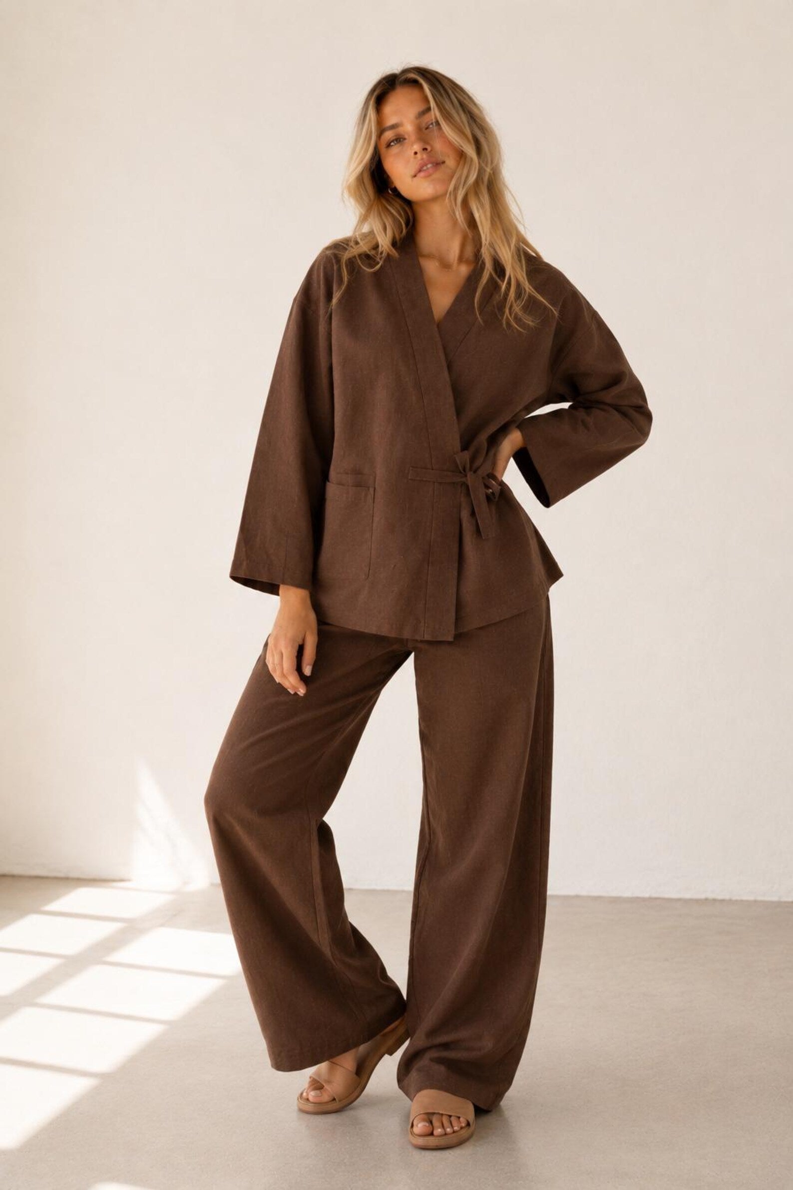 Jinbei Pattern, Kimono Sewing Pattern, Sewing Pattern for Women, Women Shirt Pattern, Robe Pattern