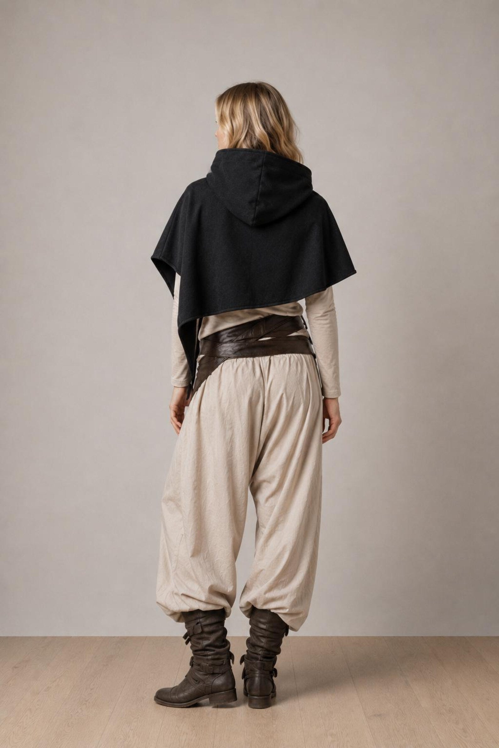 Hood Sewing Pattern, Cape with Hood Pattern, Cape Pattern, Capelet Pattern, Medieval Dress Pattern, Cosplay Cloak Sewing