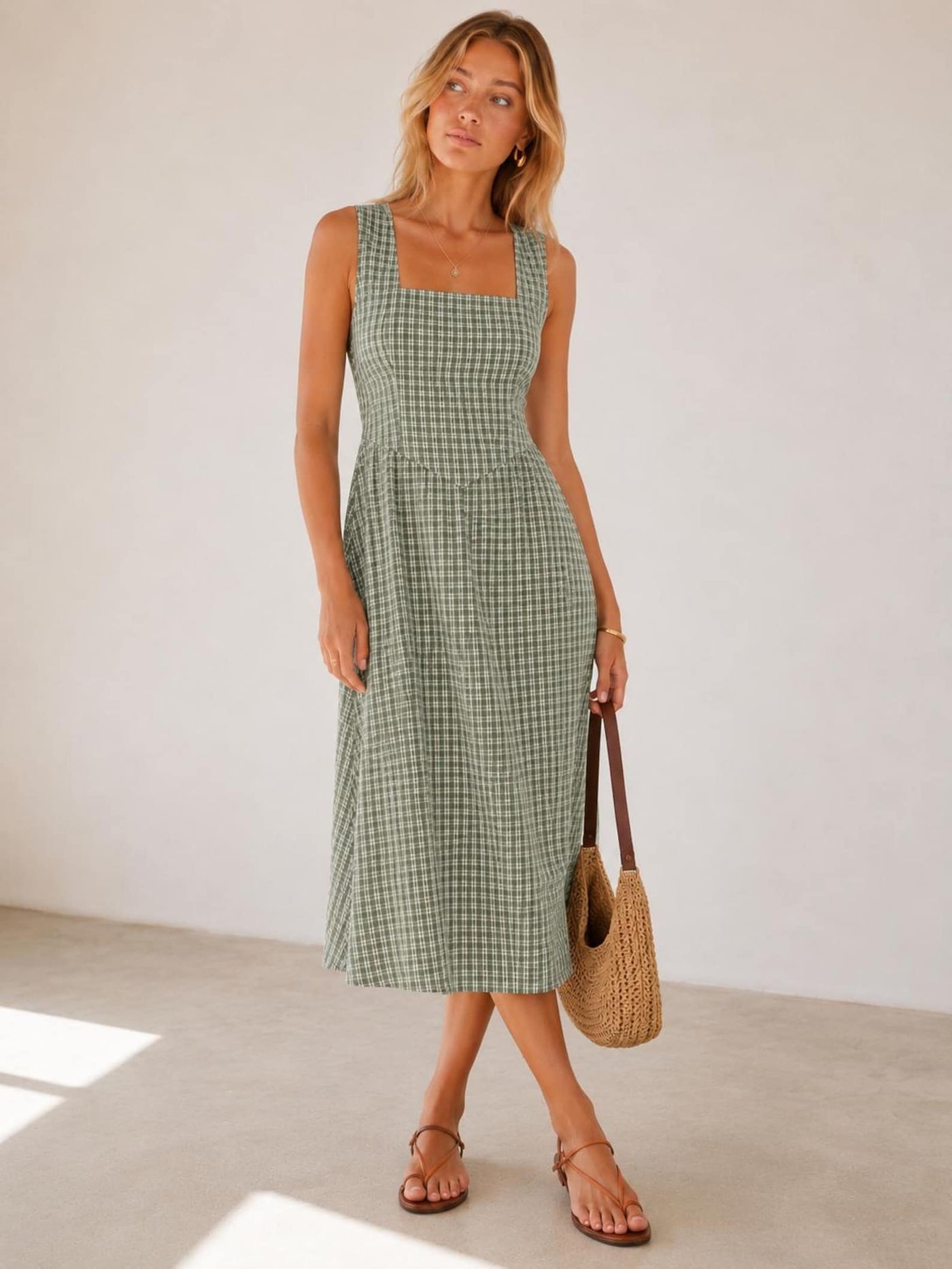 Summer Dress Sewing Pattern | Square Neck Dress Pattern | Dress Pattern | Sewing Patterns | Women Patterns | Summer Dress