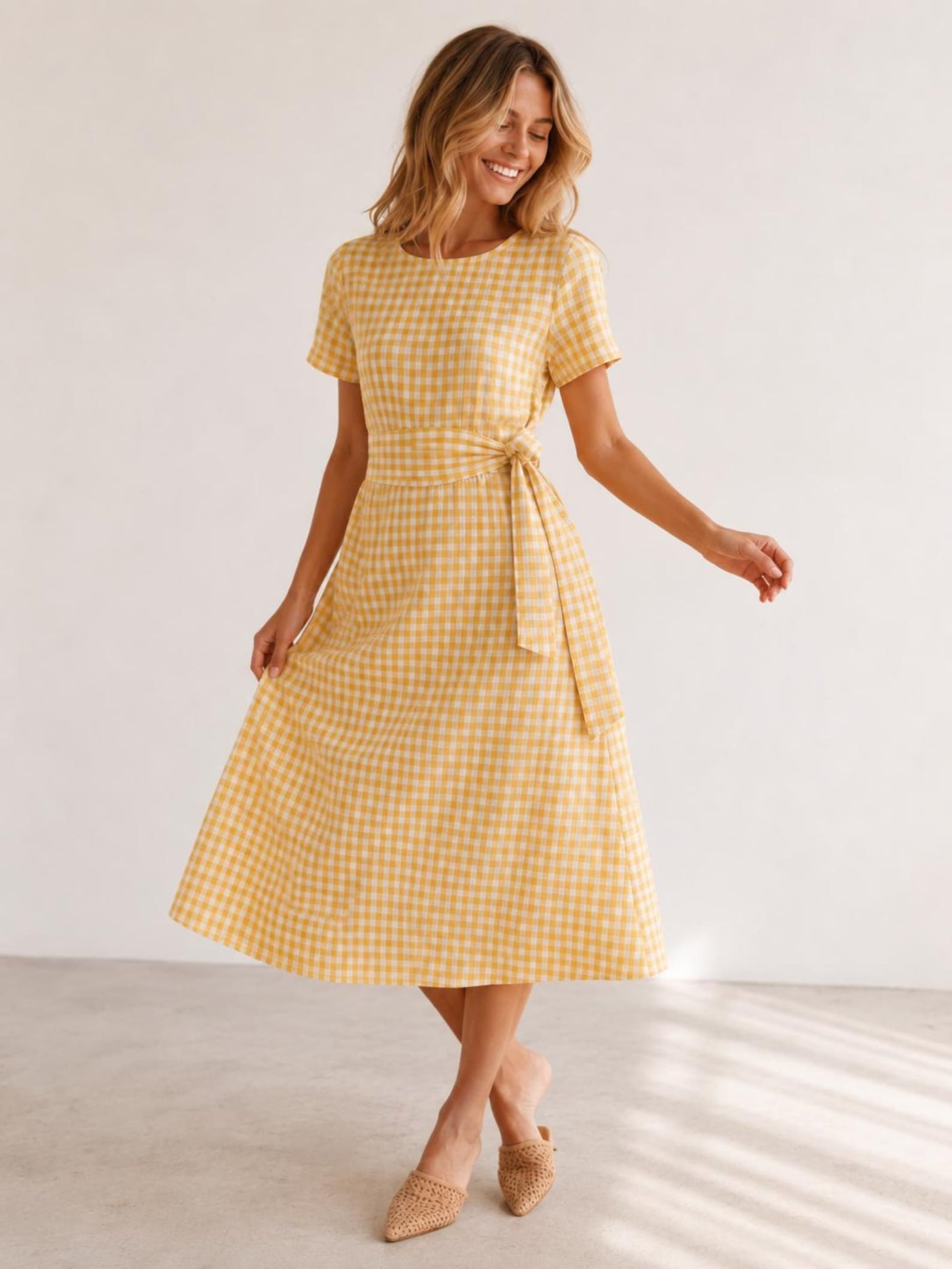 Dress with Pockets Sewing Pattern | Summer Dress | Linen Dress Sewing Pattern | Women Patterns | Women Dress with Sleeves