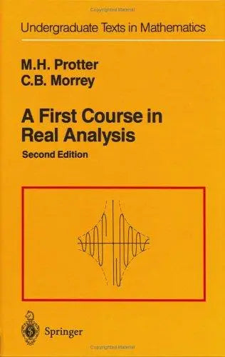 A First Course in Real Analysis ISBN 9780387974378